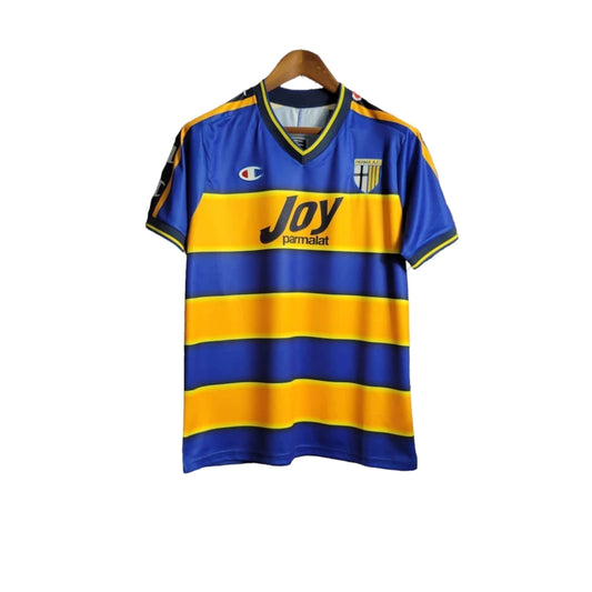 Parma Home Retrô 01/02 Champion - Azul e Amarela