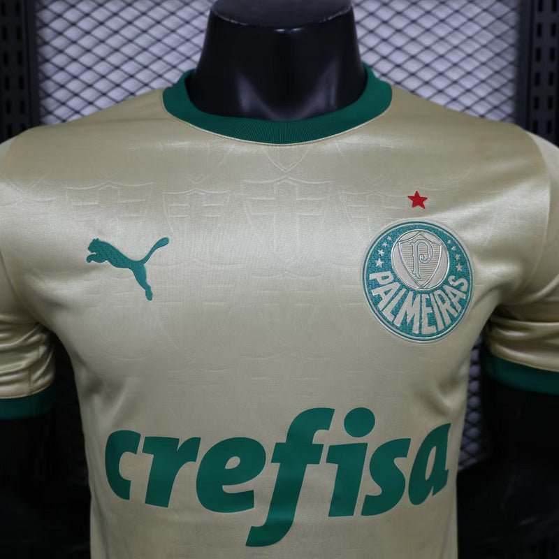 Palmeiras Third 24/25 Masculina Jogador Puma - Dourado