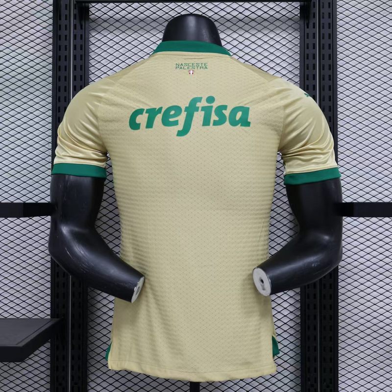 Palmeiras Third 24/25 Masculina Jogador Puma - Dourado
