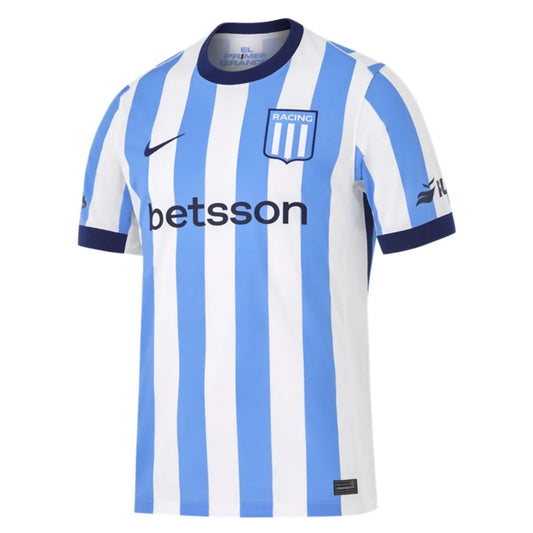 Racing Home 26/27 Torcedor Nike - Azul Claro e Branco