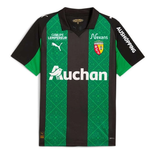 RC LENS Away 25/26 Torcedor Puma - Verde e Preto