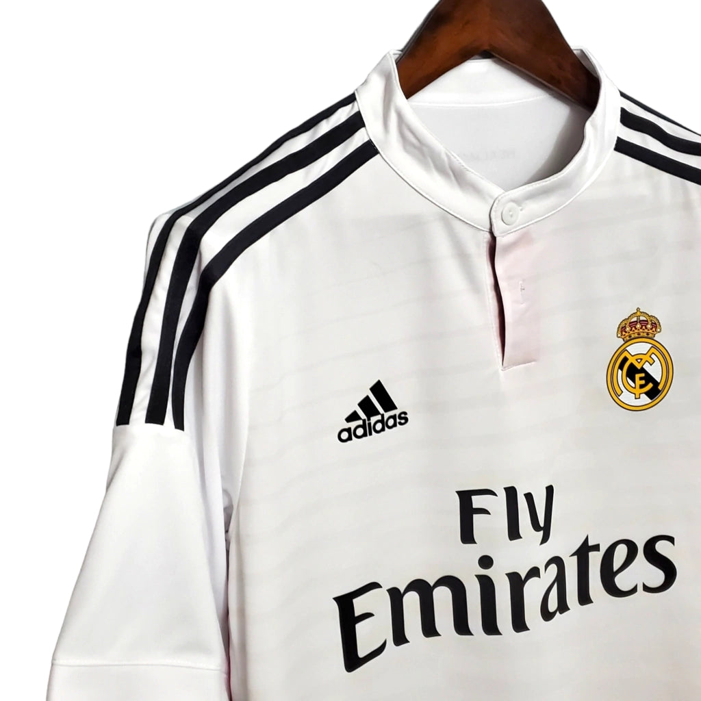 Real Madrid Home Retrô 14/15 Adidas - Branca