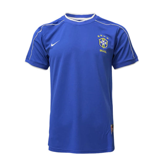 Brasil Away Retrô 1998 Nike - Azul