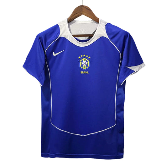 Brasil Away Retro 2004 Nike - Azul