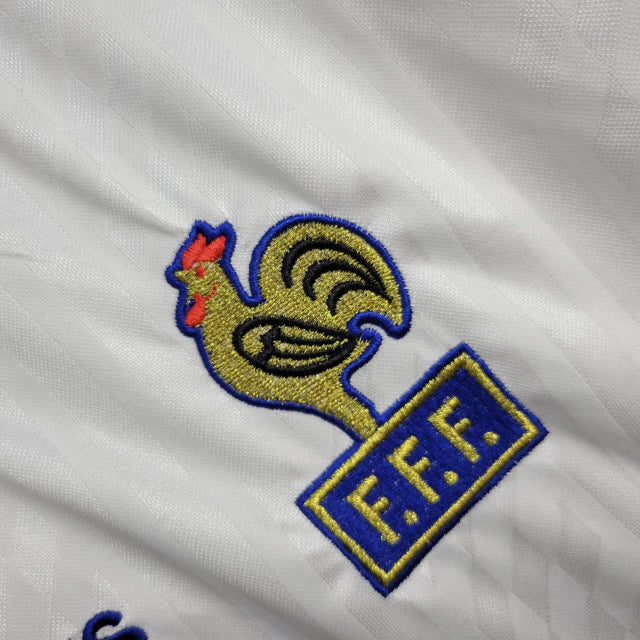 França Retrô Away 1994/95 Masculino Adidas - Branca