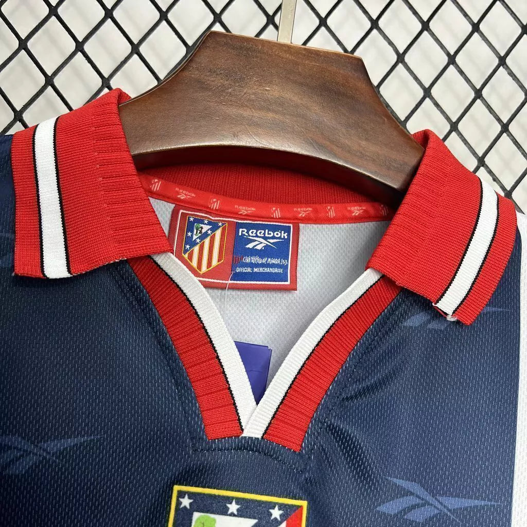 Atlético de Madrid Retrô Away 1998 Reebok  - Azul
