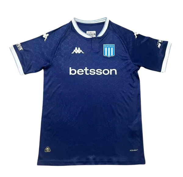 Racing Away 25/26 Torcedor Kappa - Azul Escuro