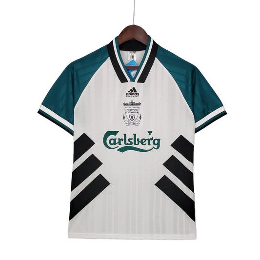 Liverpool Away Retrô 93/95 Adidas - Branca e Verde