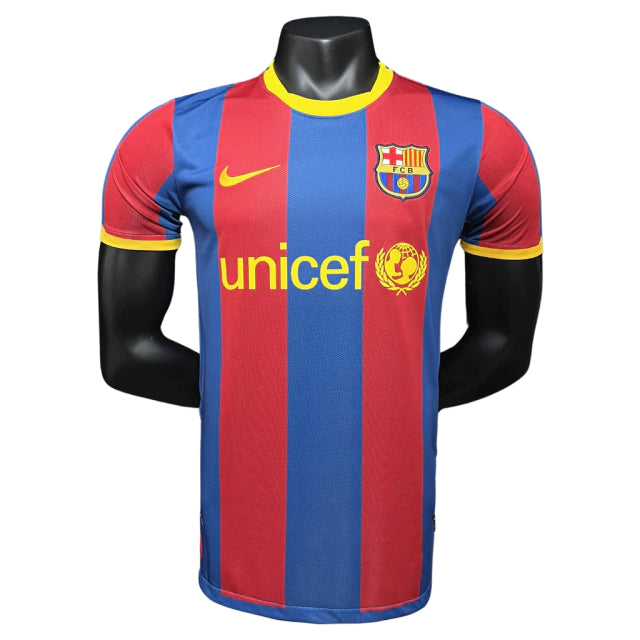 Barcelona Home Retrô 10/11  Nike - Grená