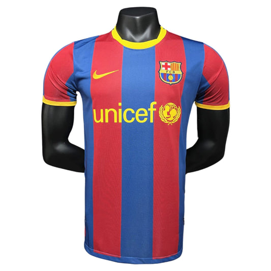 Barcelona Home Retrô 10/11  Nike - Grená