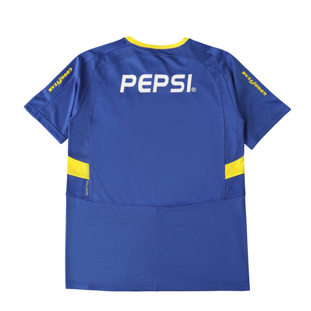 Boca Juniors Home Retrô 03/04  Nike - Azul e Amarela