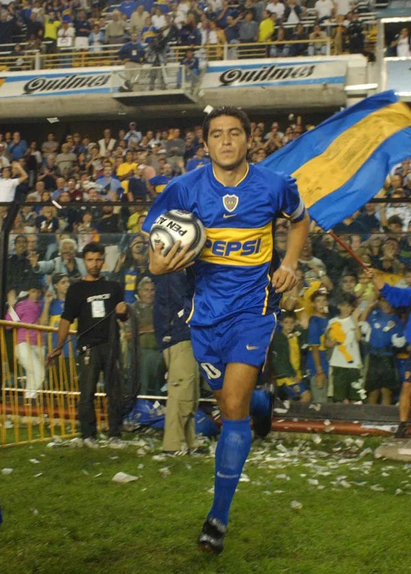 Boca Juniors Retrô Home 2002 Nike - Azul e Amarela