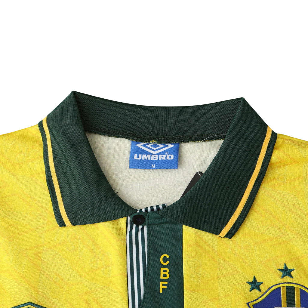 Brasil Home Retrô 1991/1993 Umbro - Amarela
