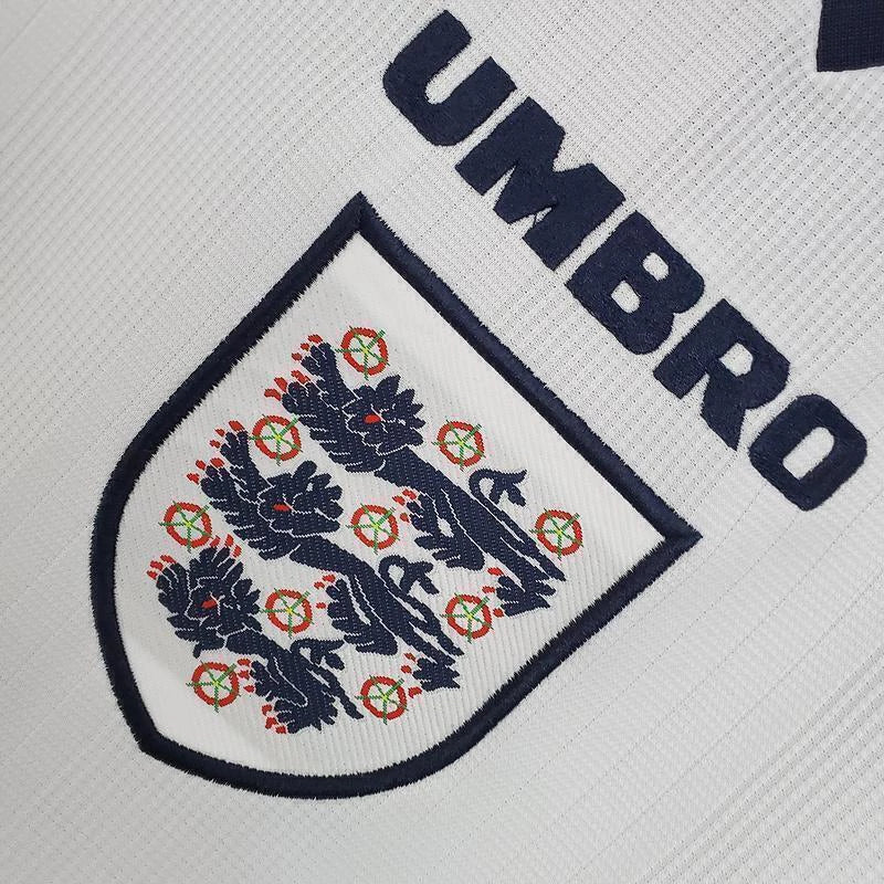 Inglaterra Home Retro 95/96 Umbro Masculina - Branco