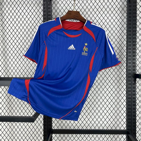 França Retrô Away 2006 Masculino Adidas - Azul