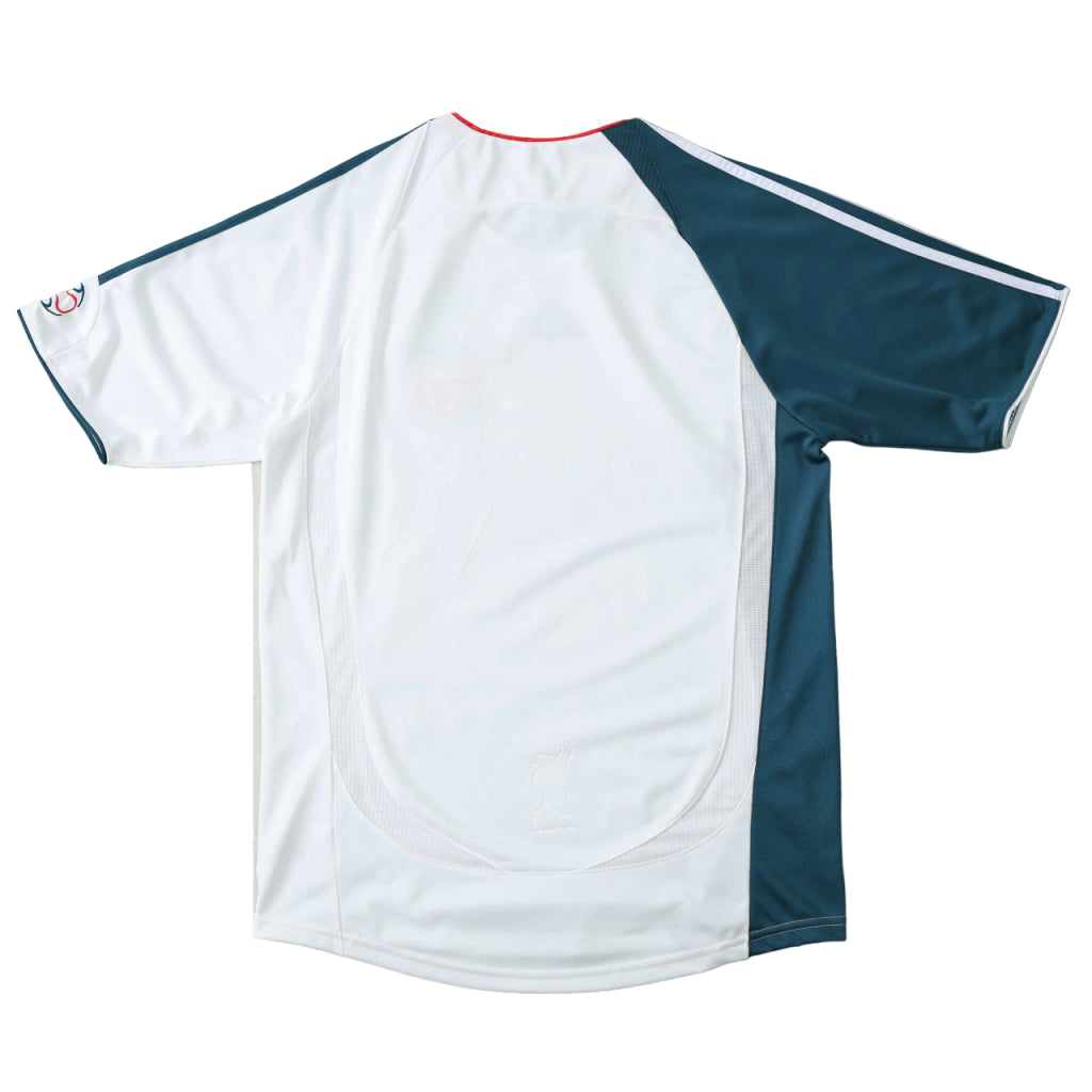Liverpool Away Retrô 06/07 Adidas - Branca e Verde