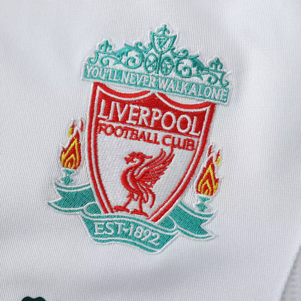 Liverpool Away Retrô 06/07 Adidas - Branca e Verde