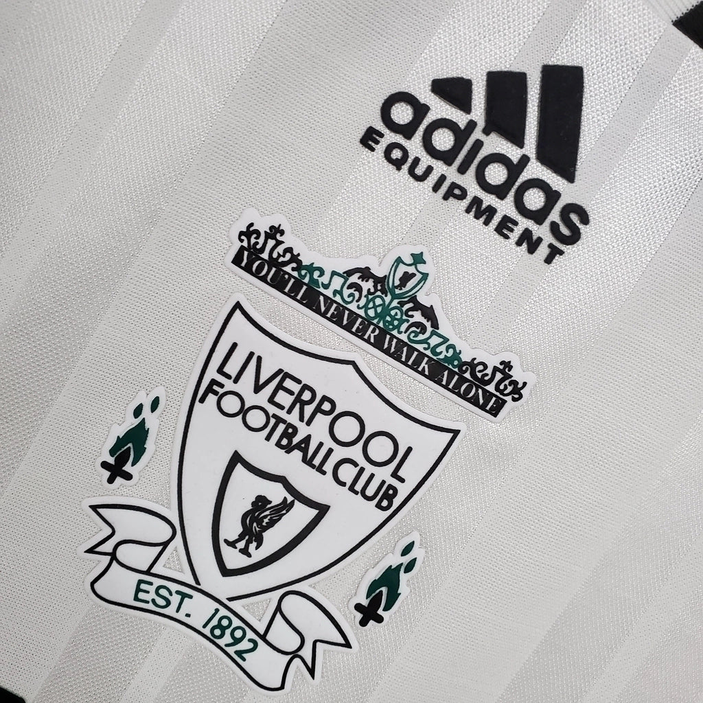 Liverpool Away Retrô 93/95 Adidas - Branca e Verde