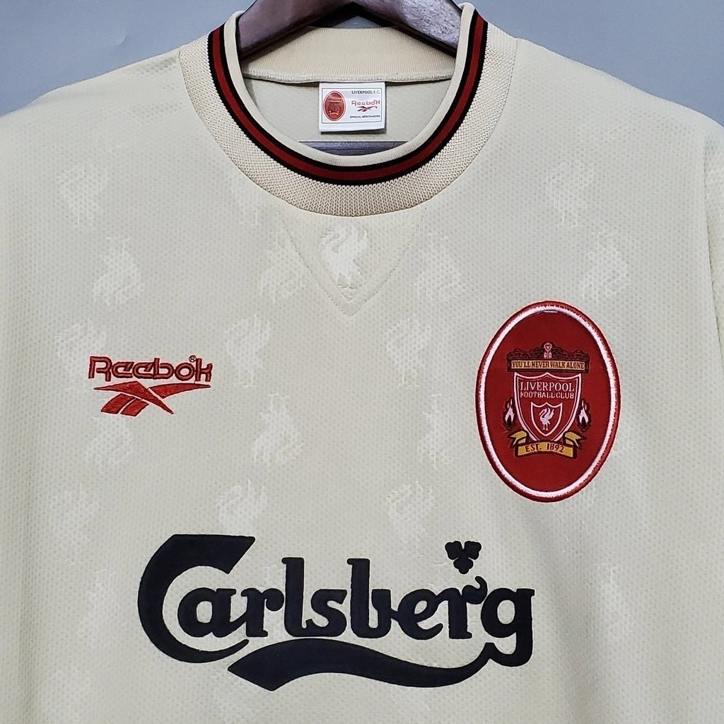 Liverpool Away Retrô 96/97 Reebok - Bege