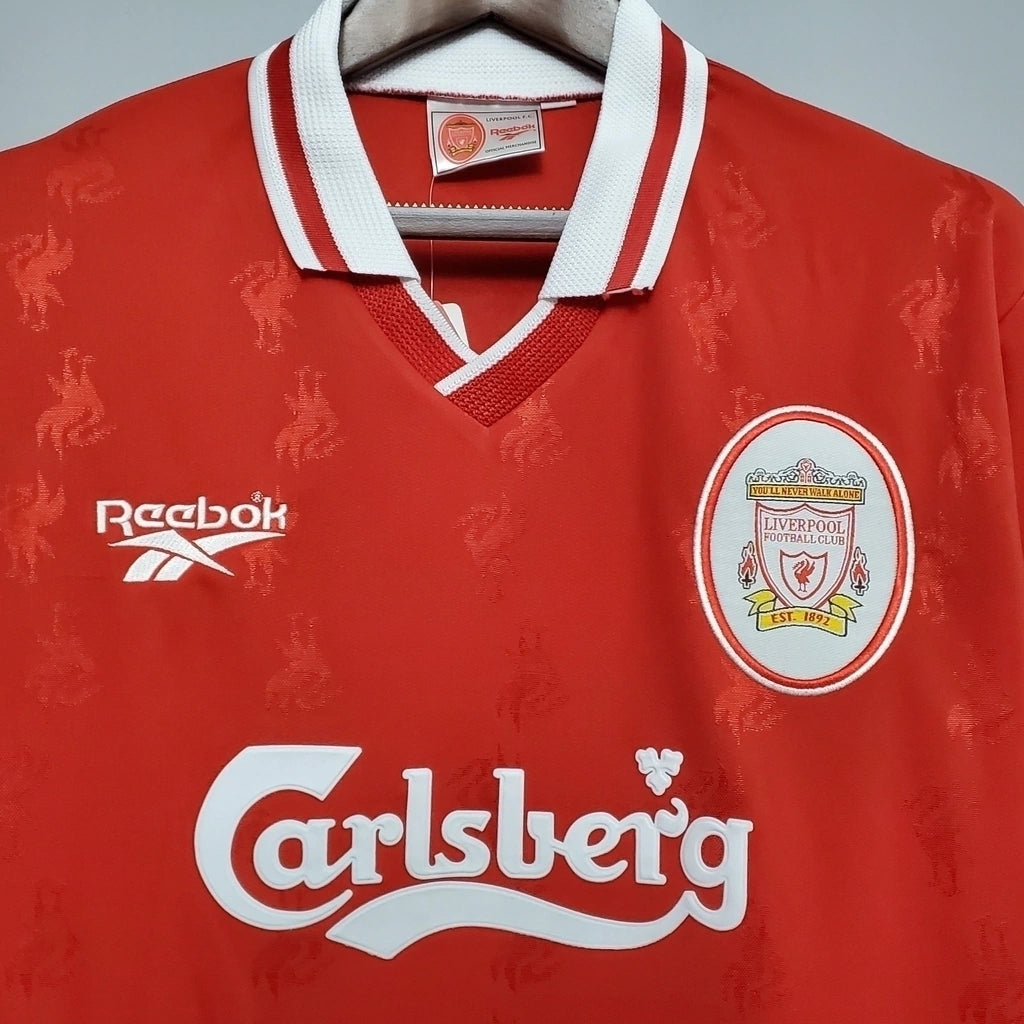 Liverpool Home Retrô 96/97 Reebok - Vermelho
