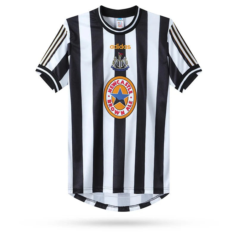 Newcastle Home Retro 97/99 Adidas - Preto e Branco