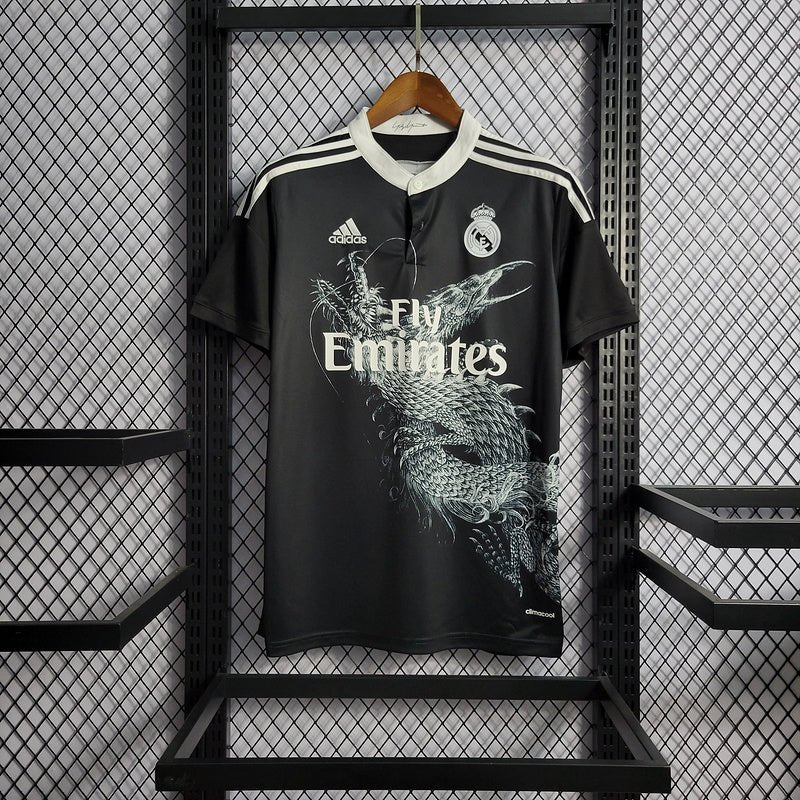 Real Madrid Retrô Third 14/15 Adidas - Preto