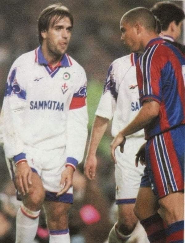 Fiorentina Away Retrô 1995/1996 Reebok - Branca