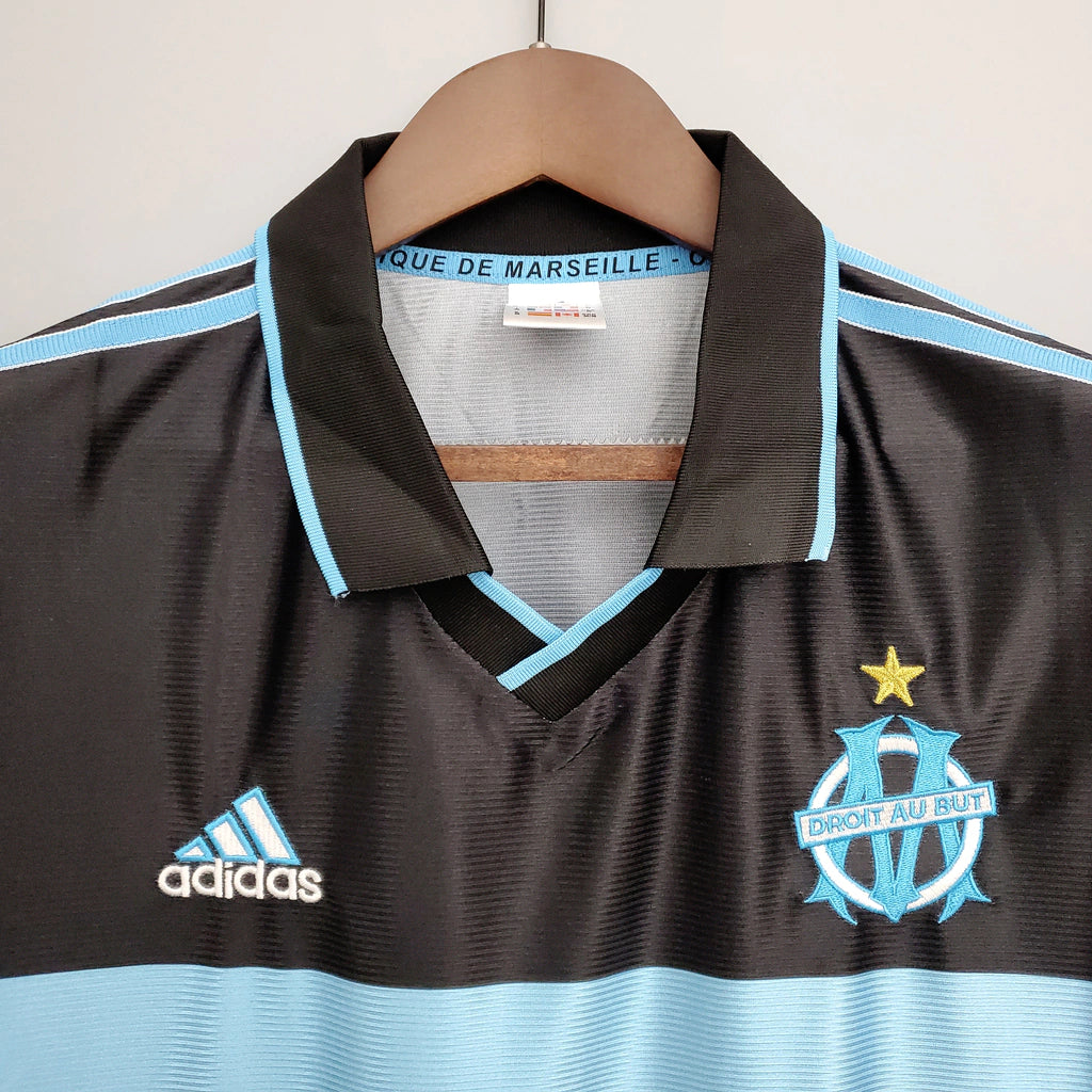 Olympique De Marseille Away Retrô 99/00 Adidas - Preta