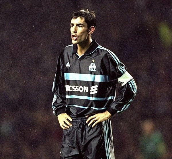 Olympique De Marseille Away Retrô 99/00 Adidas - Preta