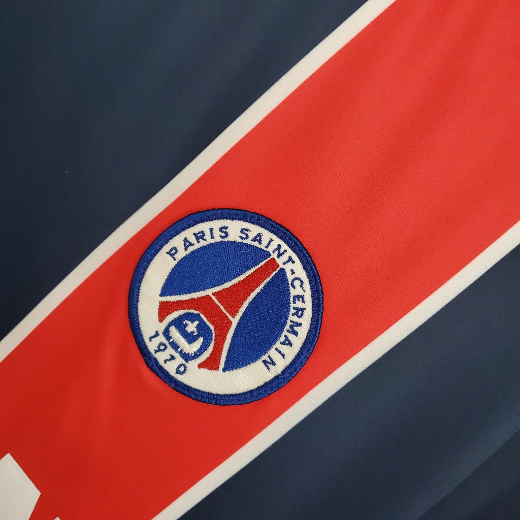 Camisa PSG Retrô 2002/2003 Azul e Vermelha - Nike