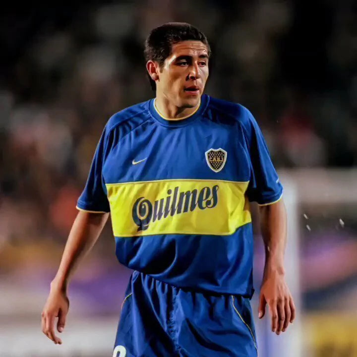 Boca Juniors Home Retrô 2001 Nike - Azul e Amarela