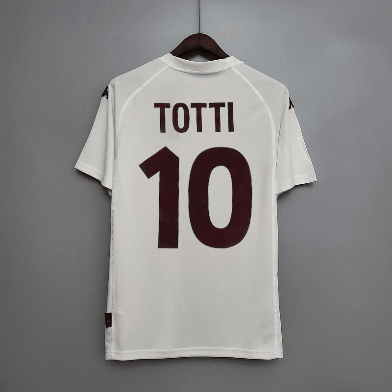 Roma Away Retrô 2000/2001 Kappa - Branca