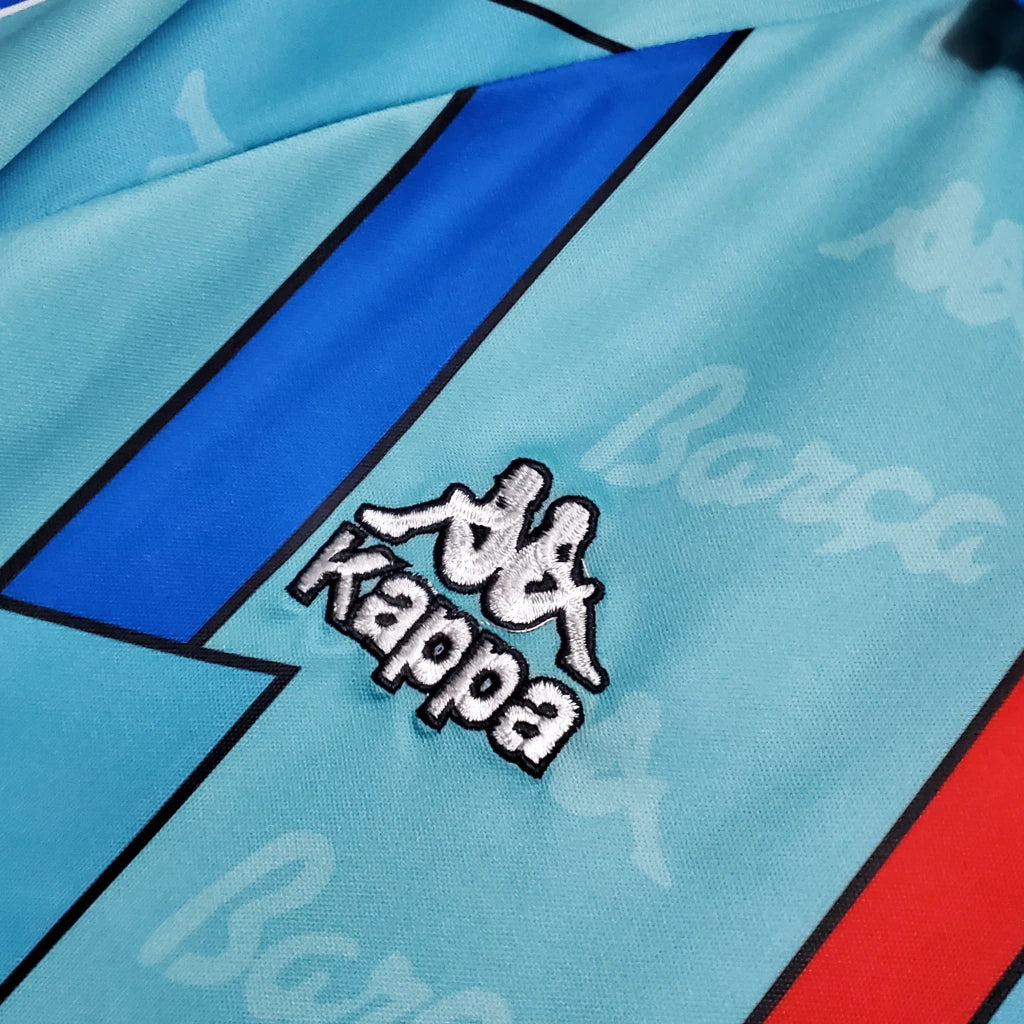 Kit Infantil Barcelona Away Retrô 96/97 - Verde