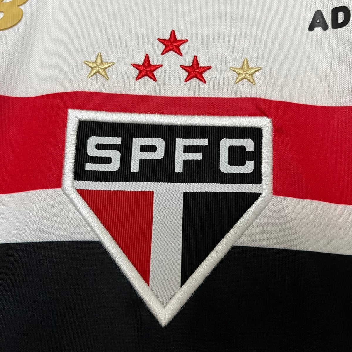 São Paulo Home 25/26 Torcedor New Balance  Masculino - Branco e Vermelho