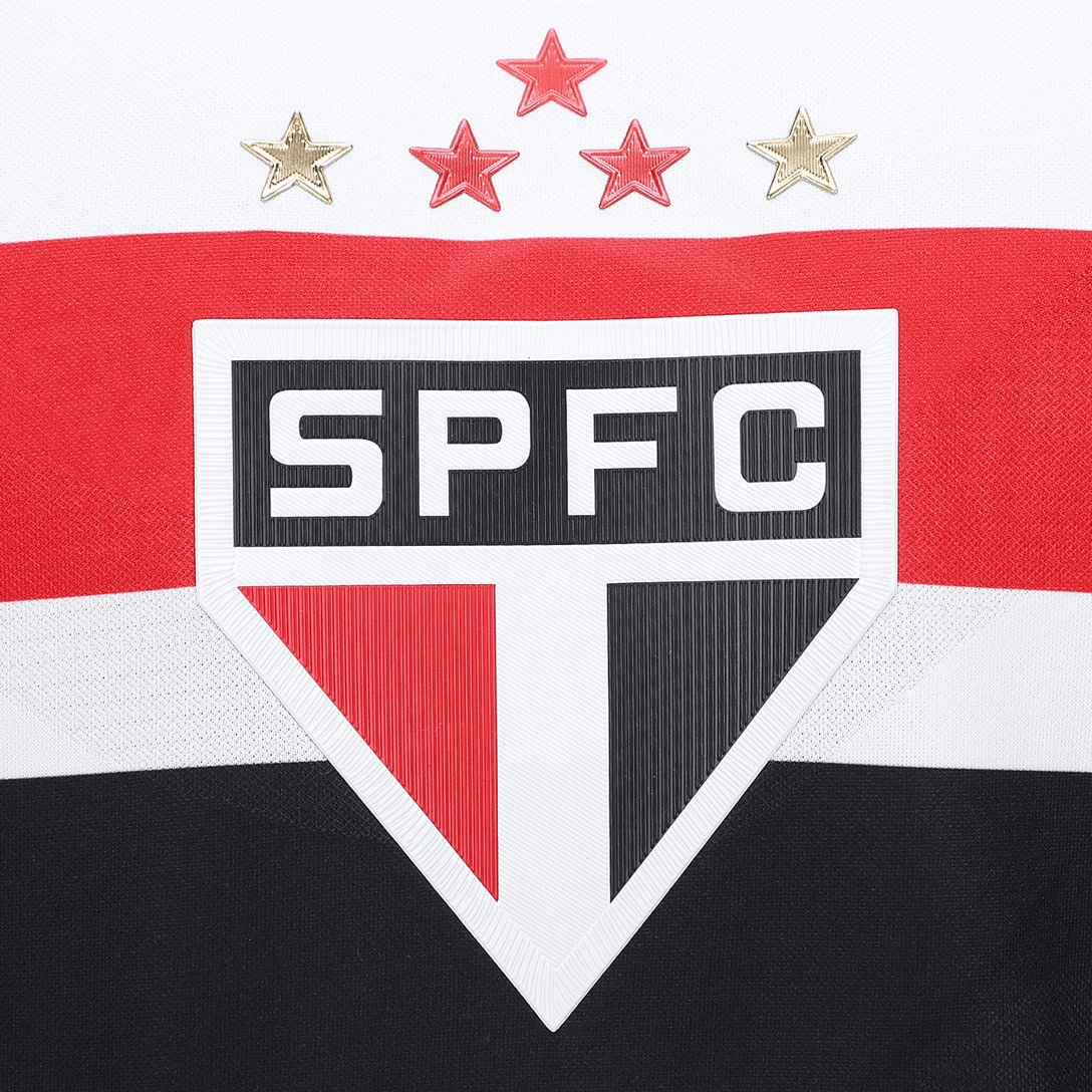 São Paulo Home 25/26 Jogador New Balance Masculina - Branco e Vermelho