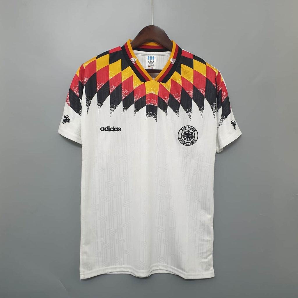 Alemanha Home Retrô 1994 Masculino Adidas - Branca