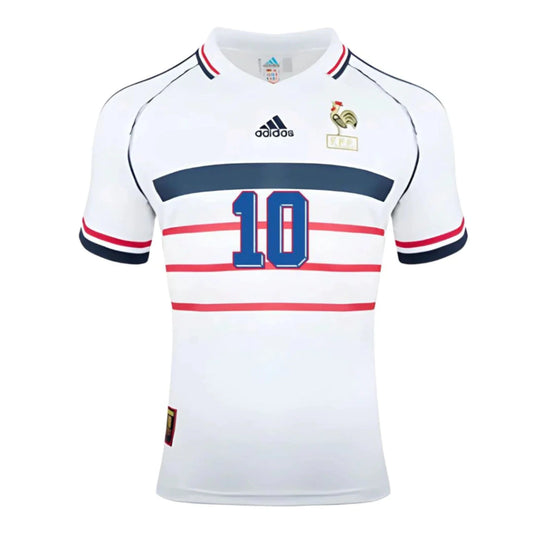 França Away Retrô 1998 Masculino Adidas - Branca