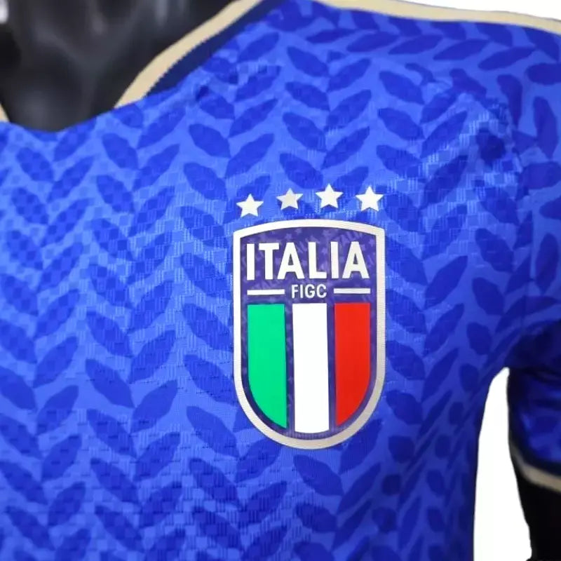 Itália Home Manga Longa 26/27 Masculina Jogador Adidas - Azul
