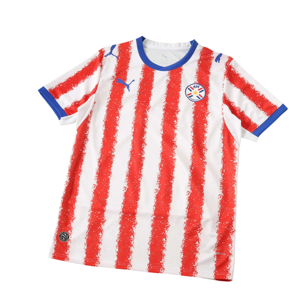 Paraguai Home 26/27 Torcedor Puma - Branco e Vermelho