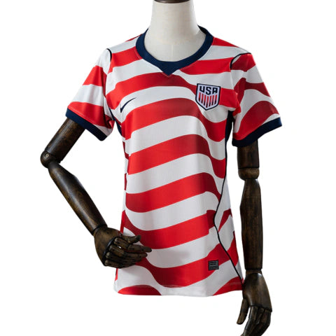 EUA Home 26/27 Feminino Nike - Vermelho e Branco