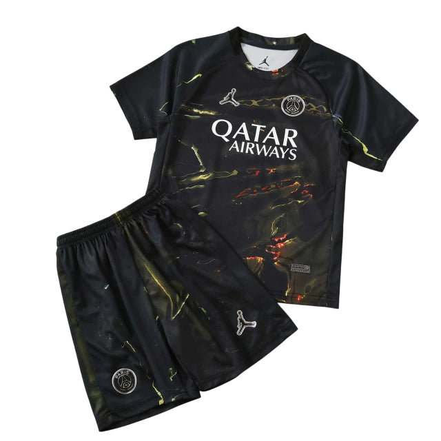 Kit Infantil PSG V 25/26 - Preto