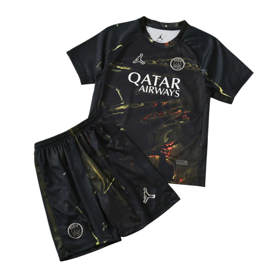 Kit Infantil PSG V 25/26 - Preto