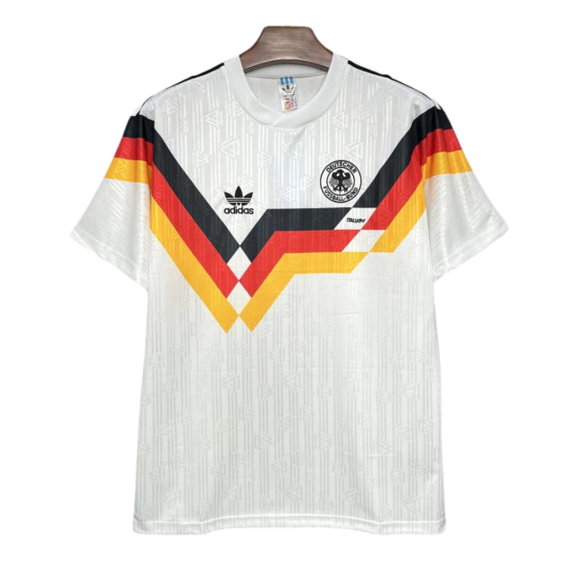 Alemanha Home Retrô 1990 Masculino Adidas - Branca