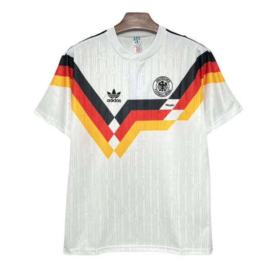 Alemanha Home Retrô 1990 Masculino Adidas - Branca