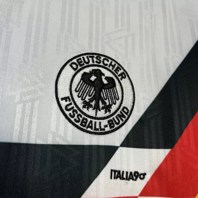 Alemanha Home Retrô 1990 Masculino Adidas - Branca