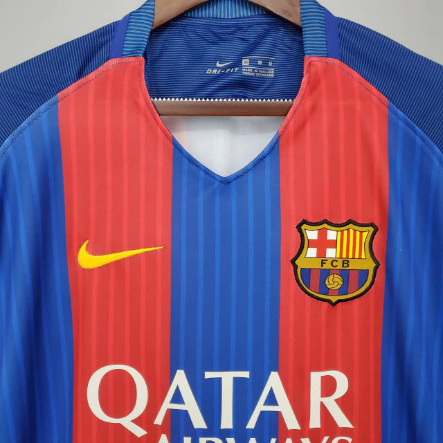 Barcelona Home Retrô 16/17 Nike - Grená