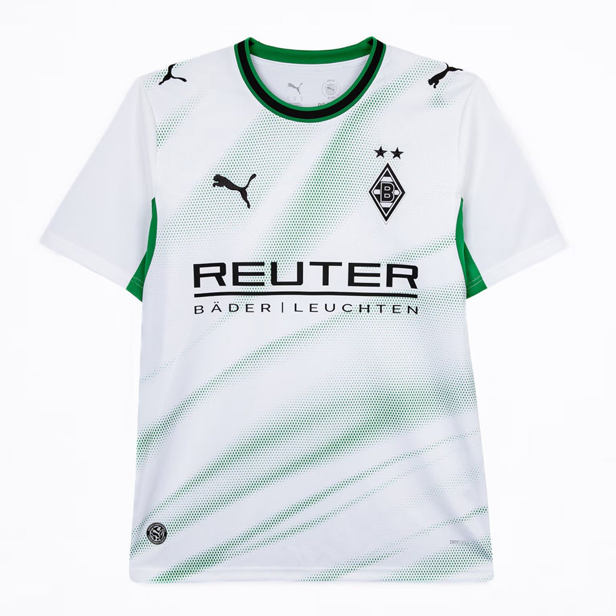 Borussia Mönchengladbach Home 26/27 Torcedor Puma - Branca e Verde