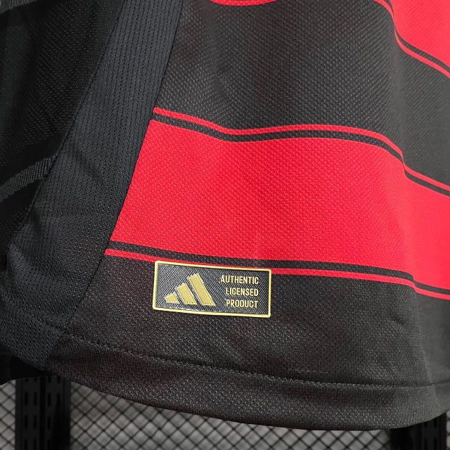Flamengo Home 25/26 Jogador Adidas Masculina - Vermelho e Preto