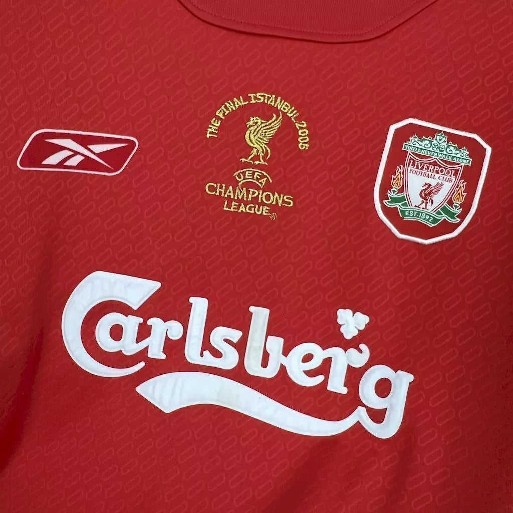 Liverpool Home Retrô 2005  Reebok - Vermelha