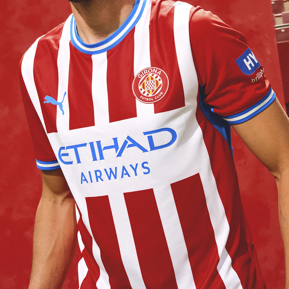 Girona Home 26/27 Torcedor Puma  - Vermelho e Branco